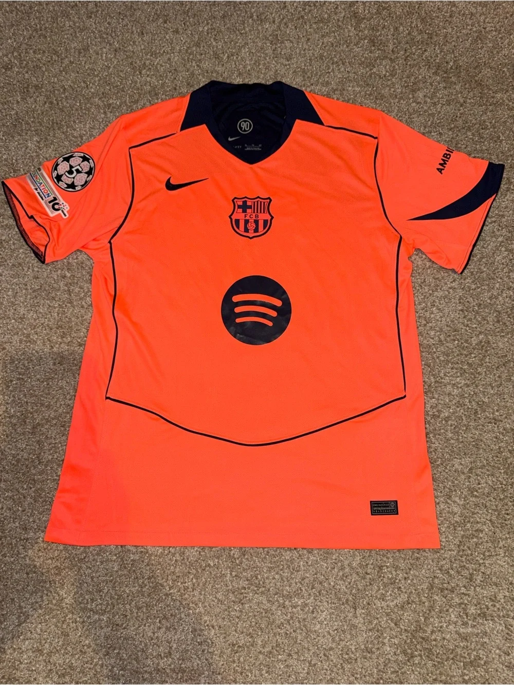 Nike FC Barcelona 2025/2026 Lamine Yamal #10 Men’s Third Soccer Jersey 🆕